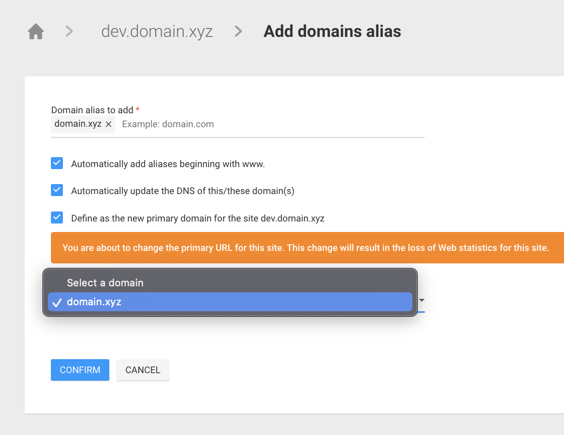 🚀 Replace a Subdomain with a Domain - Infomaniak