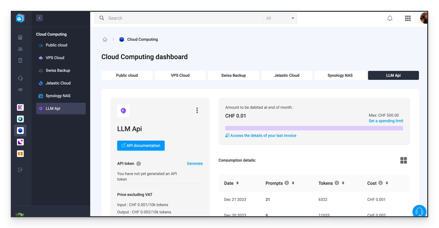 🚀 Quick Start Guide: LLM API - Infomaniak